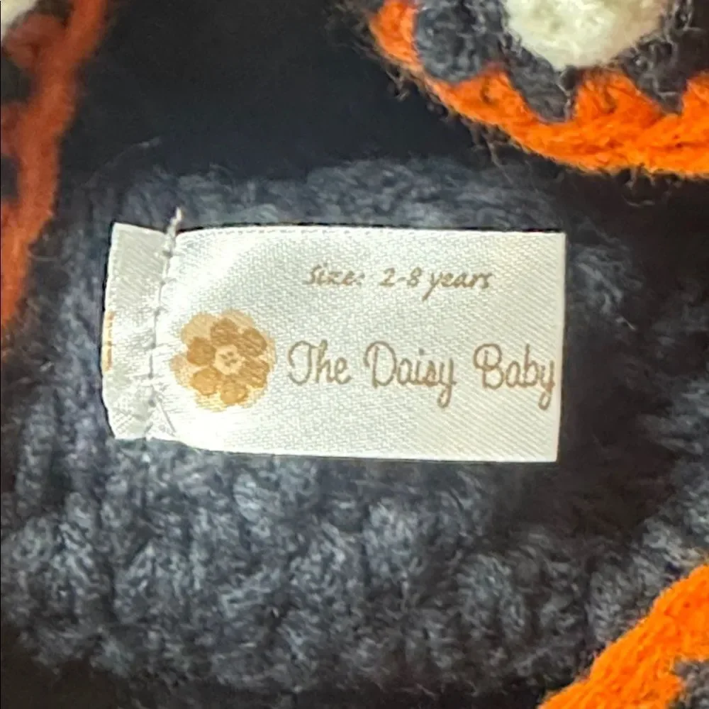 Daisy Baby Unisex Kids Beanie Hat Rowdy Monster in Blue 2-8 years NWT